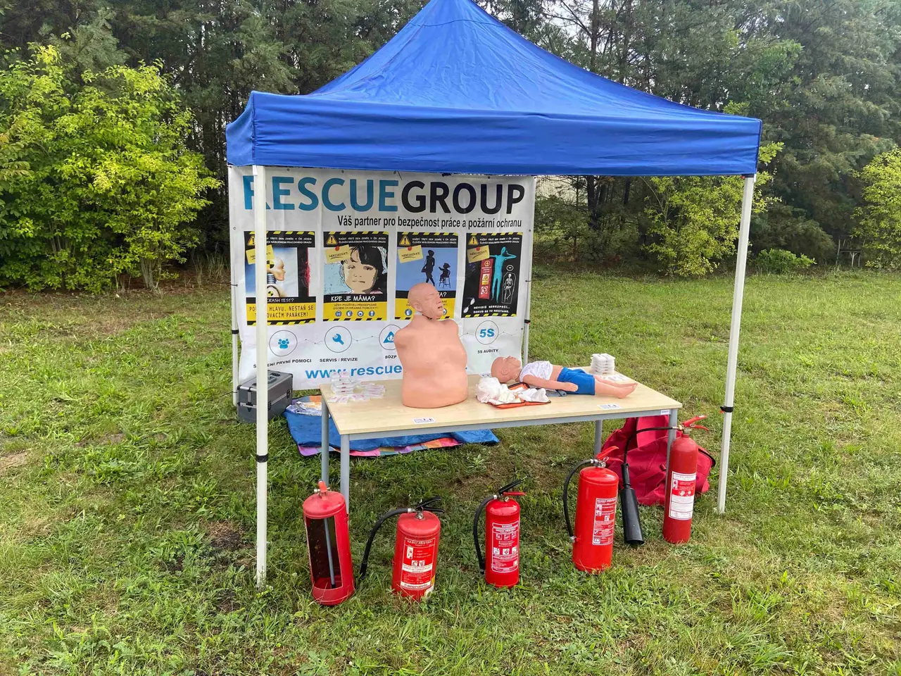 Stánek Rescue Group