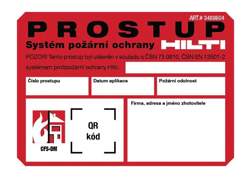 Revize požárních ucpávek